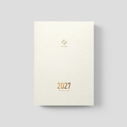 2027 TAKE A NOTE REGULAR PLANNER《A5 English| Regular Planner 》
