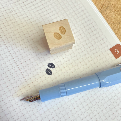 Coffee Wooden Rubber Stamps · Paper Plant Co