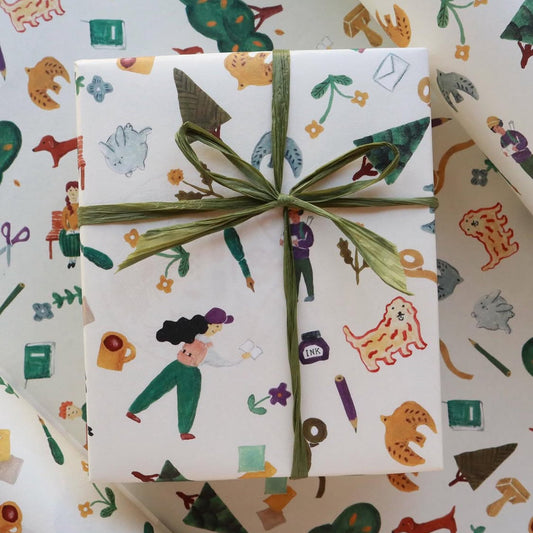 Bungu LA vol. 1 Pattern Wrapping Paper · Regaro Papiro
