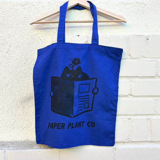 Blue / Newspaper Tote · Paper Plant Co. Original