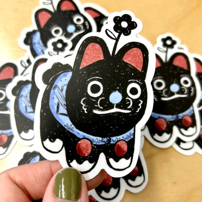 Vincent Inu Hariko Sticker · Paper Plant Co