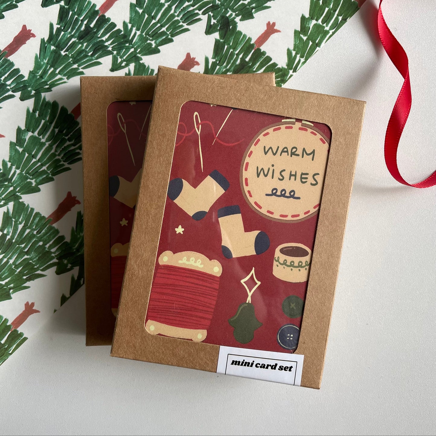 Warm Wishes Mini Cards《Set of 6》 · Paper Plant Co