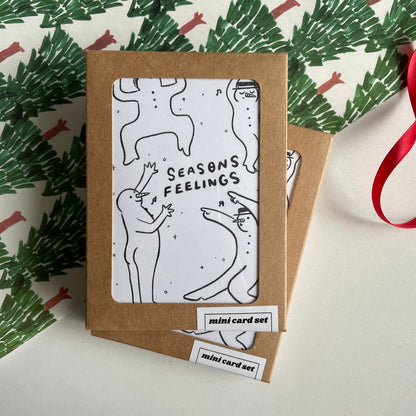 Seasons Feelings Mini Cards《Set of 6》 · Paper Plant Co