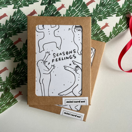 Seasons Feelings Mini Cards《Set of 6》 · Paper Plant Co