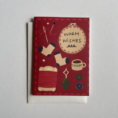 Warm Wishes Mini Cards《Set of 6》 · Paper Plant Co