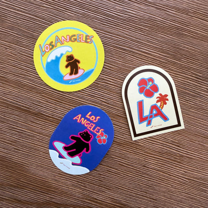 Los Angeles Stickers 《LA Exclusive》 · Paper Message