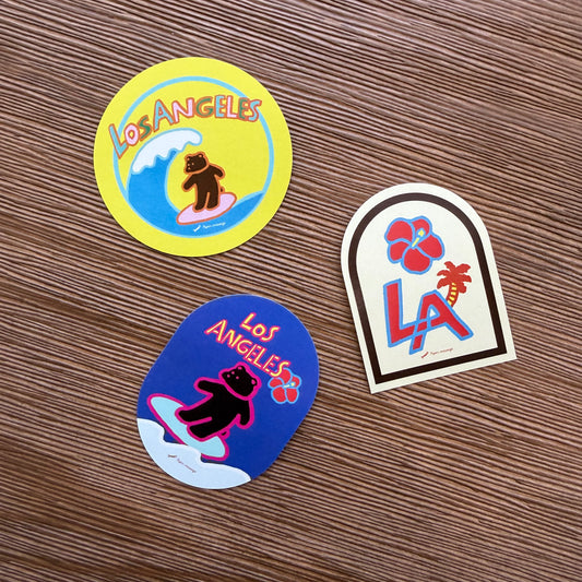 Los Angeles Stickers 《LA Exclusive》 · Paper Message