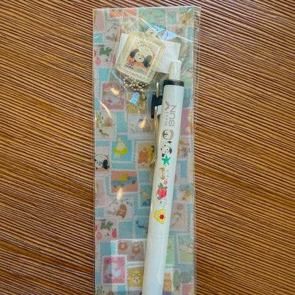 uni One Gel Pen with Acrylic Charm・Keibunsha & meriBUN