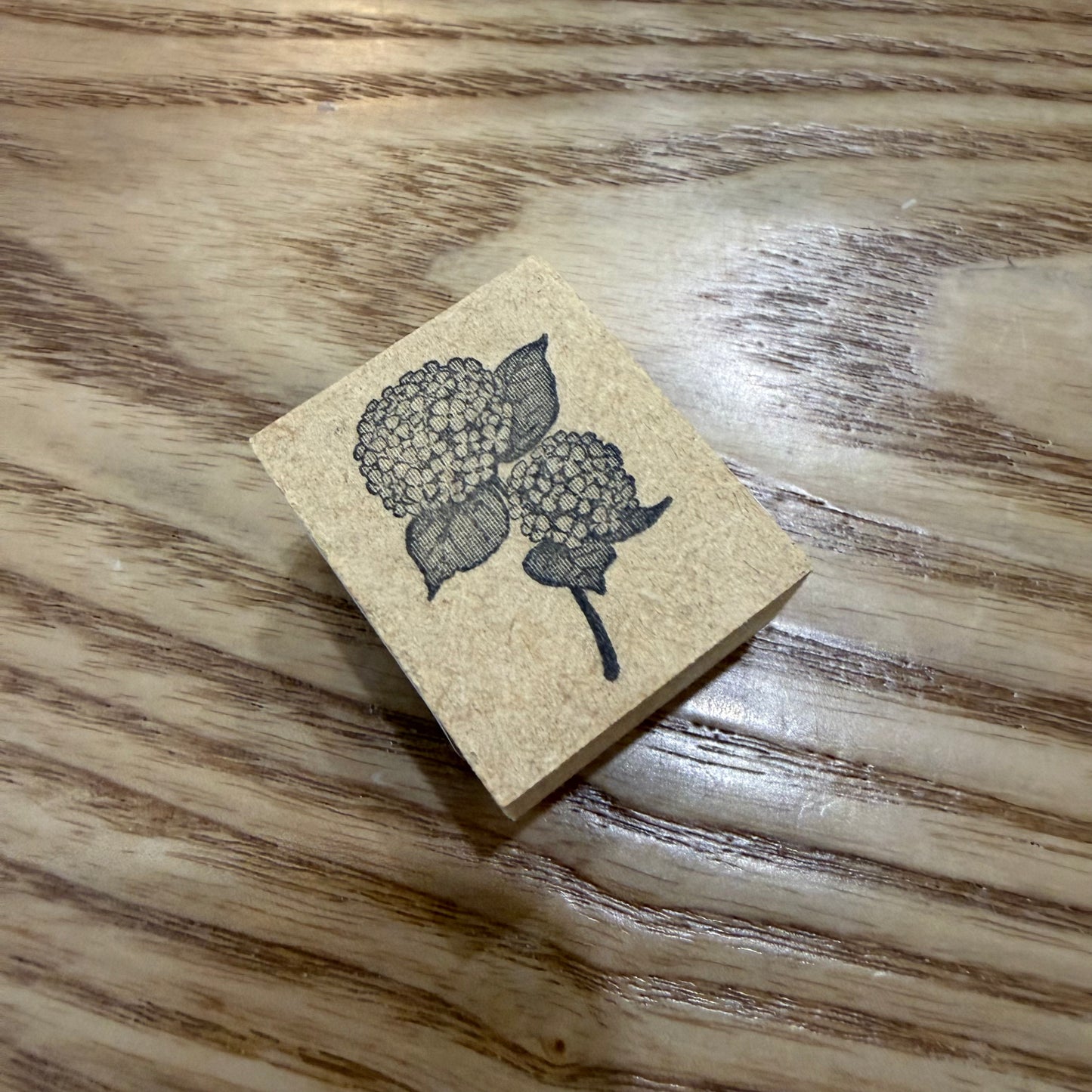 Hydrangea Wooden Stamp・Keibunsha & meriBUN