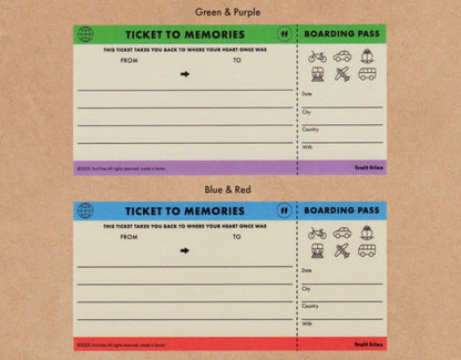 Travel Review Memopad · Fruit Fries