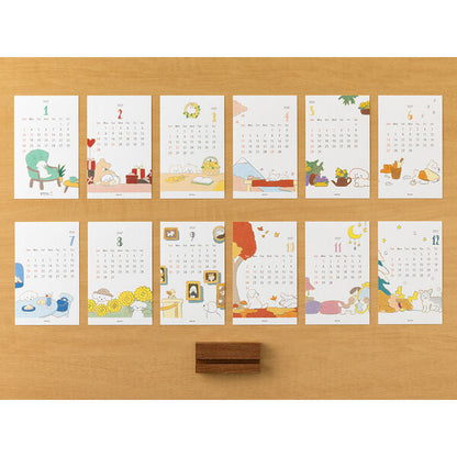 2027 Dog Stand Calendar · Midori