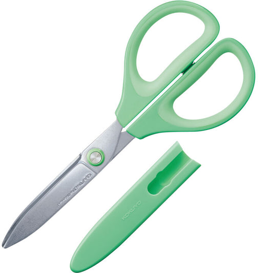 Green / Kokuyo Saxa Non-Stick Scissors