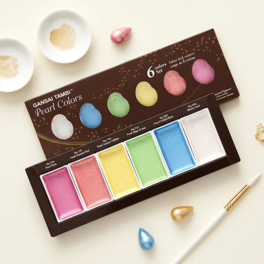 Pearl Colors Gansai Tambi Watercolor Set · ZIG Kuretake