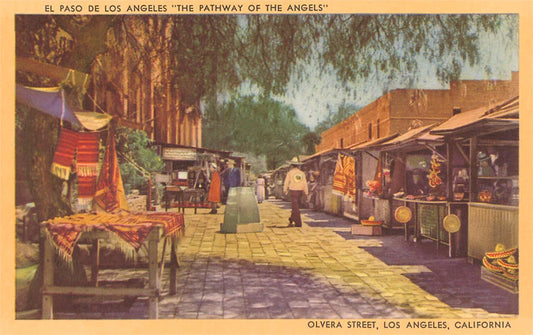 Olvera Street · Vintage Image Postcard