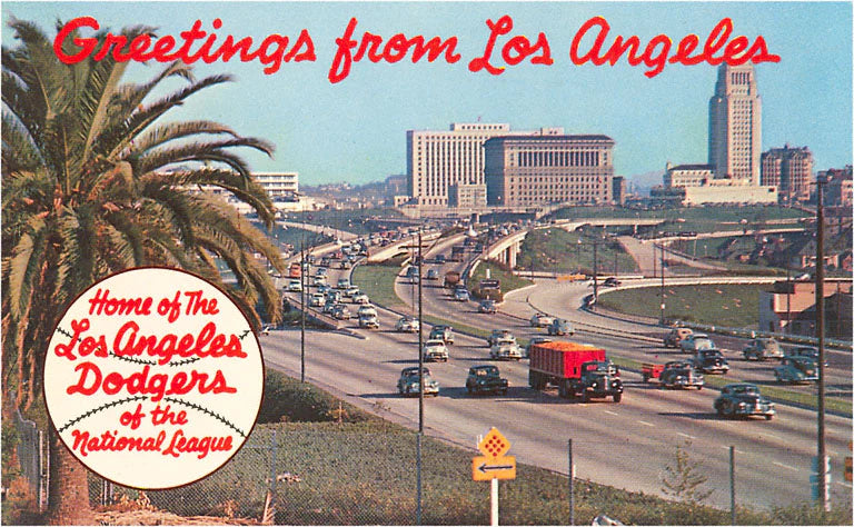 Greetings from Los Angeles · Vintage Image Postcard