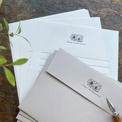 Forest Letterpress Letter Set · OEDA Letterpress