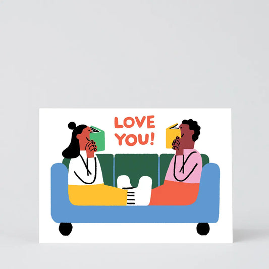 Love You Readers Greeting Card · Wrap