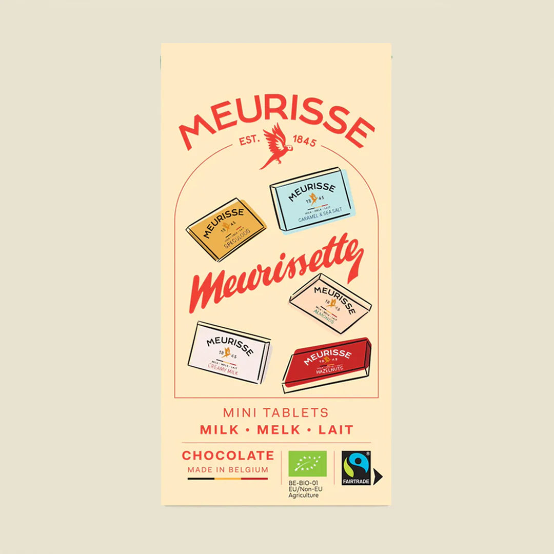 Meurissette Belgian Mini Milk Chocolate Bars
