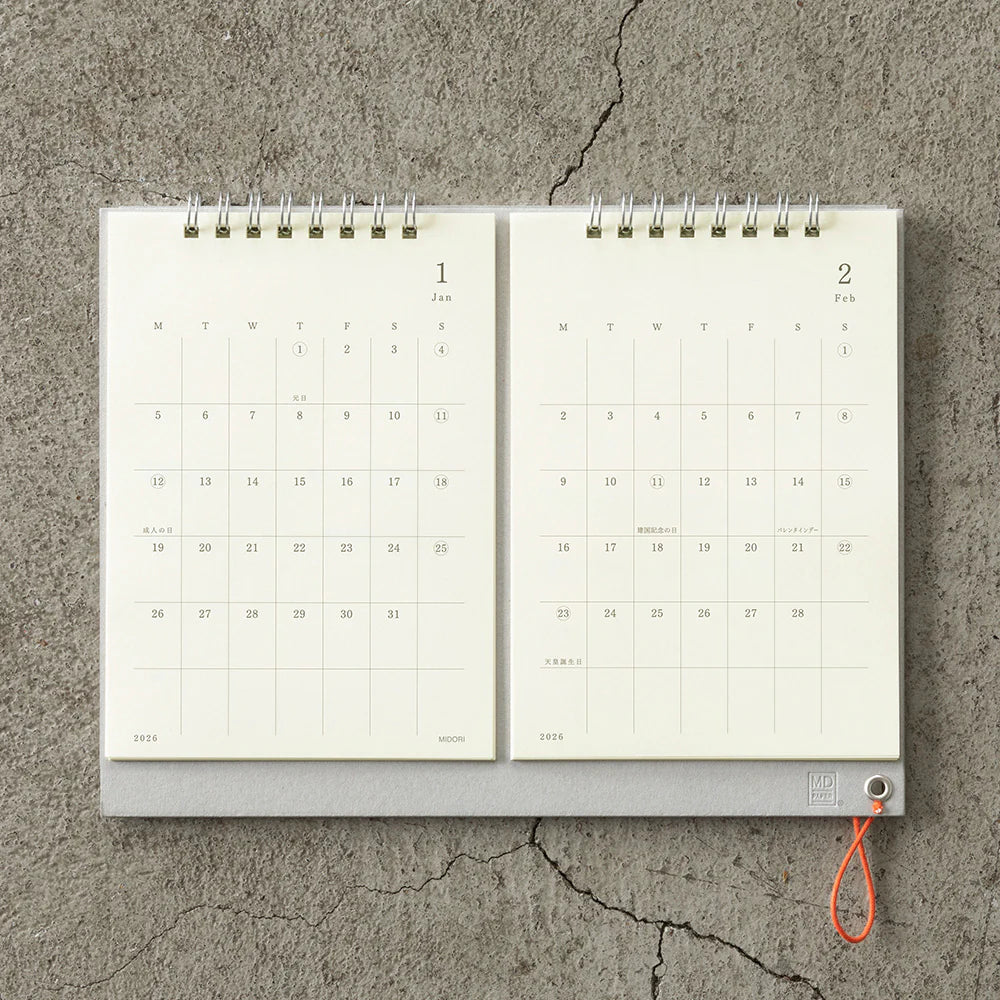 2026 MD Calendar《Twin》· MD