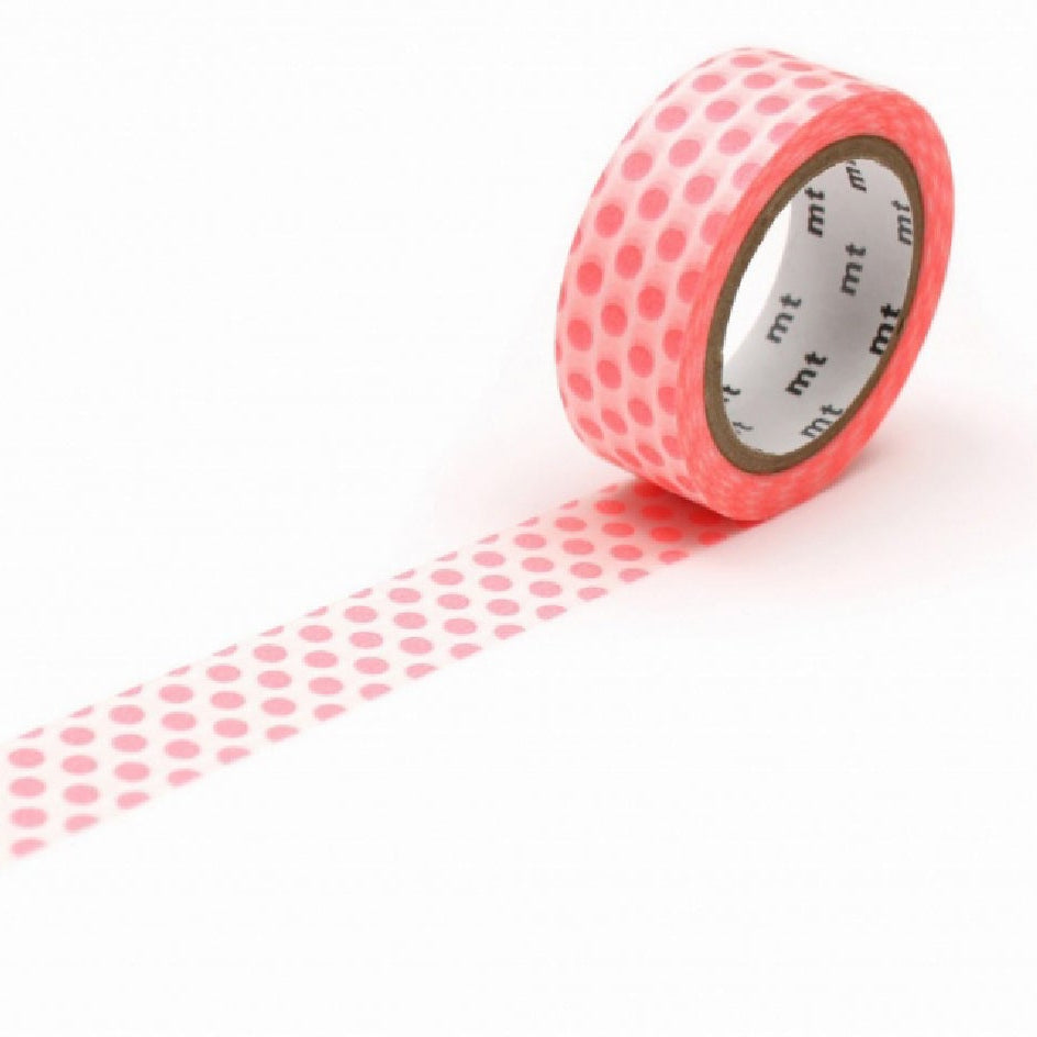 mt masking tape · Dot Shocking Red