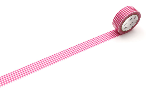 mt Washi Tape - Delicate Checkered Pink