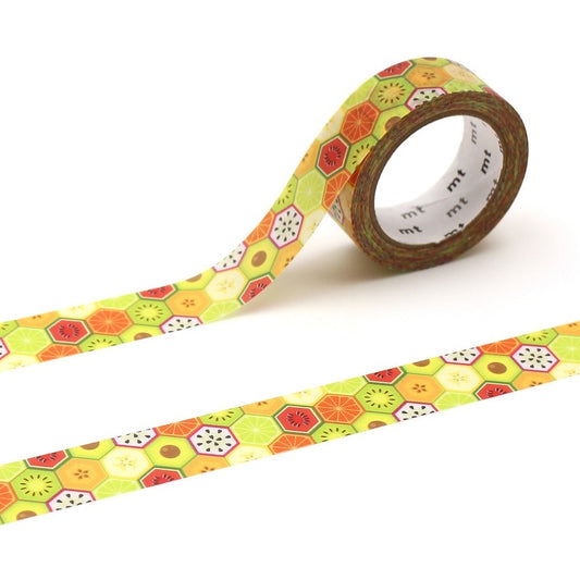 mt ex masking tape · Fruit Hexagon
