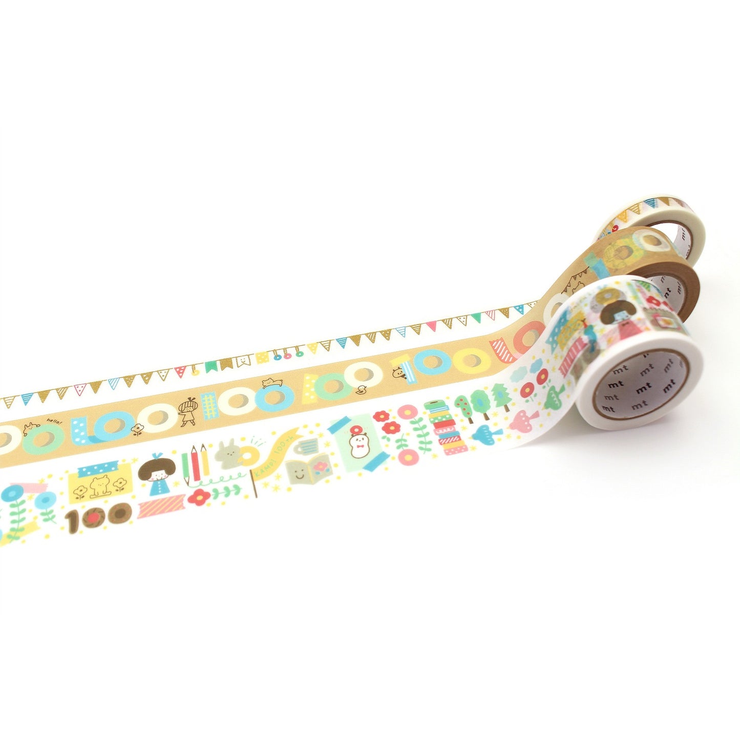 MT 100th Anniversary mizutama Limited Edition Washi Tape Set