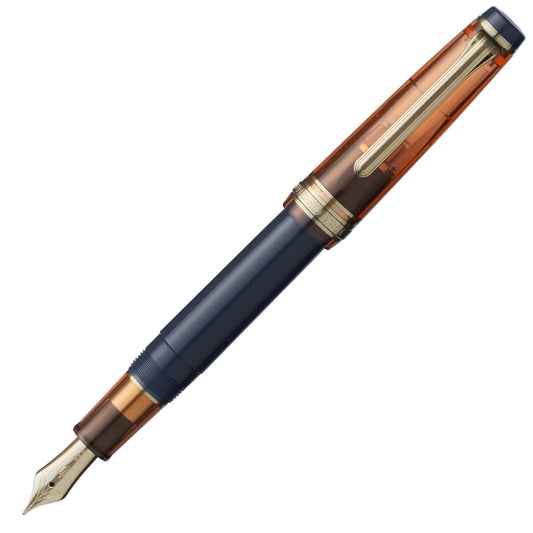 Sailor Pro Gear Slim Manyo Persimmon Fountain Pen & Ink Set《Medium Fine》