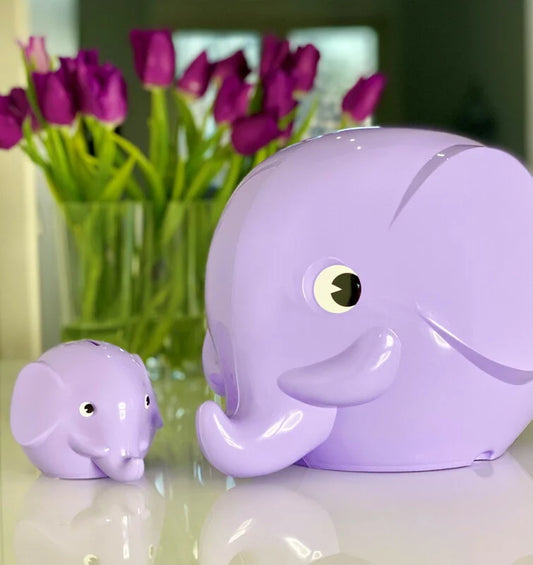 Elephant Money Box Small - Lavender