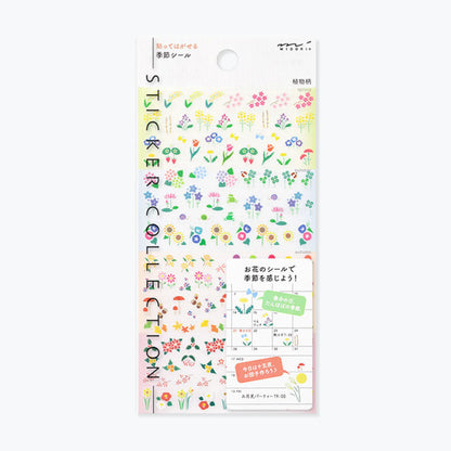 Seasonal Plants Planner Sticker Sheet · Midori