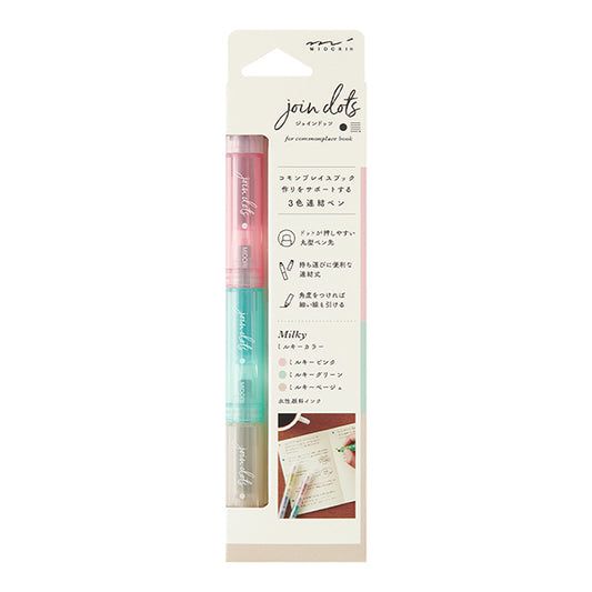 Join Dots Connecting Pen / Milky · Midori