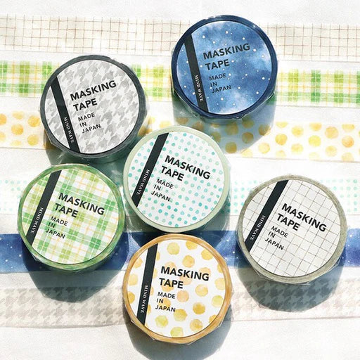 Blue Dots Pattern Washi Tape · Mind Wave