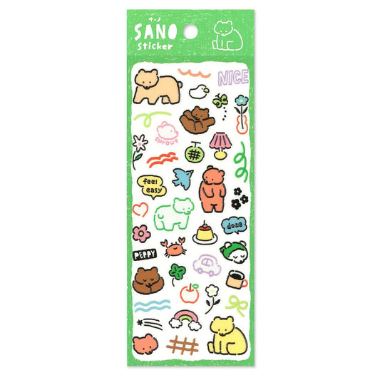 Kuma Sano Series Sticker Sheet · Mind Wave