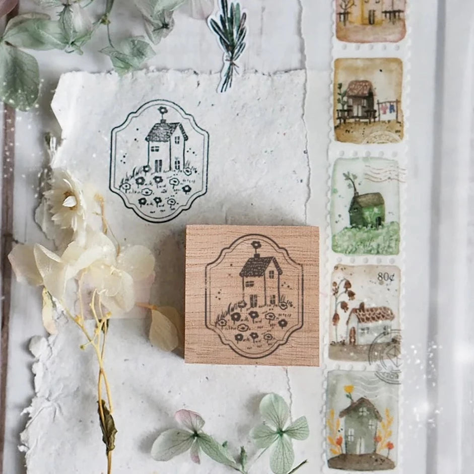Hill Top House Series Rubber Stamp · Black Milk Project