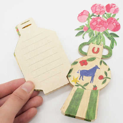 Stylish Vase Card · Paper Message