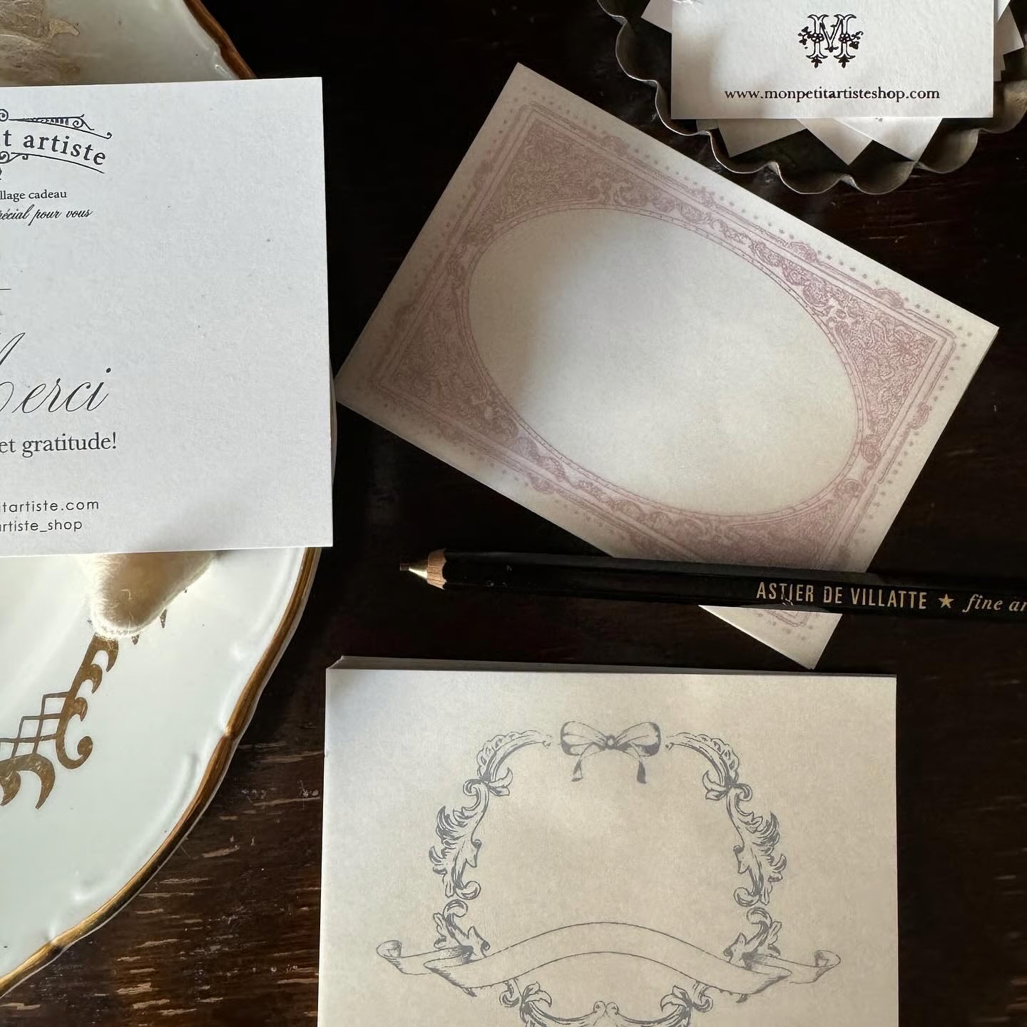 Paper Set with Paper Case · Mon petit artiste