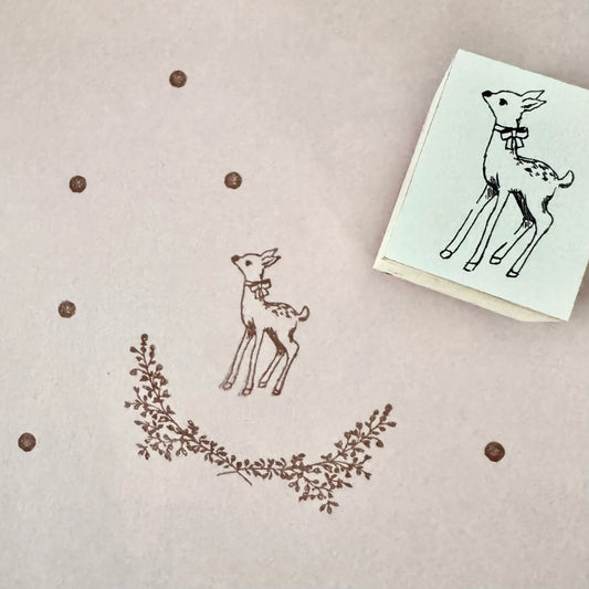 Bambi Wooden Stamp・Mon petit artiste