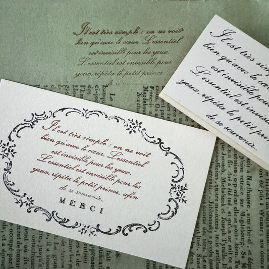 Le Petit Prince Wooden Stamp・Mon petit artiste