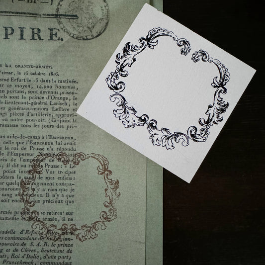 Ancient Frame 02 Wooden Stamp・Mon petit artiste