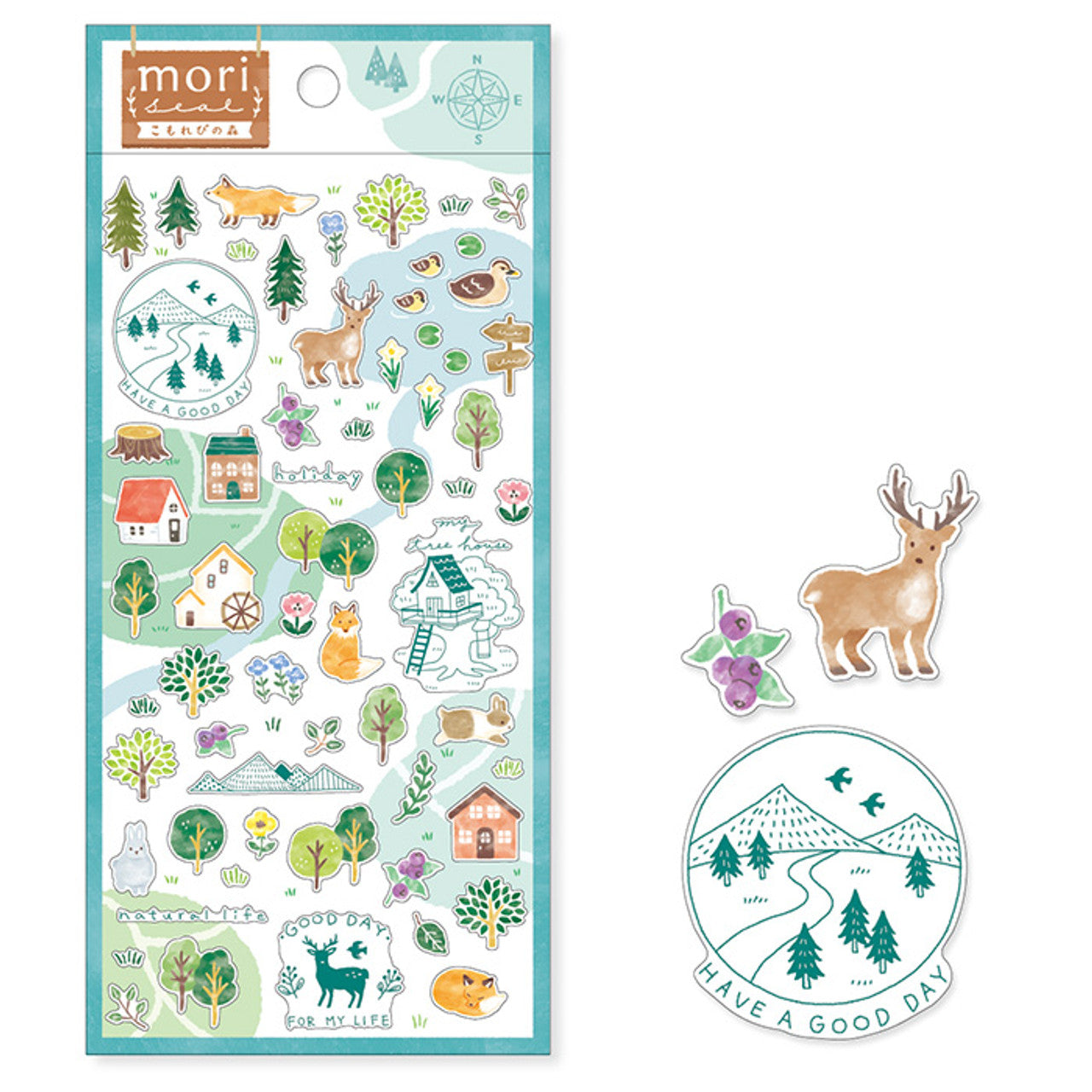 Komorebi No Mori - Mori Series Mind Wave Sticker Sheet