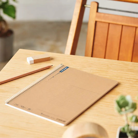 Maruman A5 Basic Spiral Notebook 6.5mm Ruled