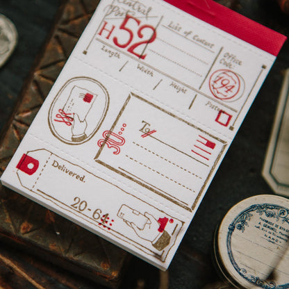 Postal Letterpress Book · OURS Studio