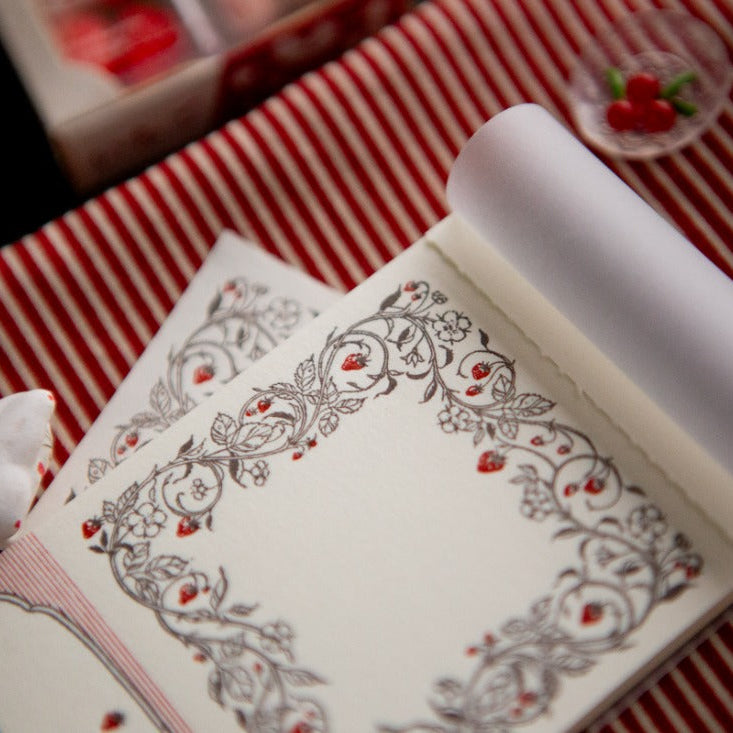 Strawberry Frame Letterpress Book · OURS Studio