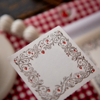Strawberry Frame Letterpress Book · OURS Studio