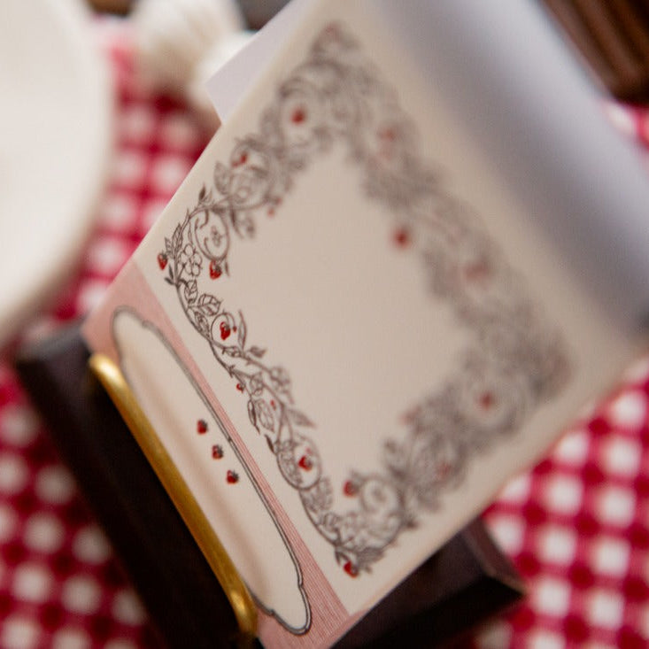 Strawberry Frame Letterpress Book · OURS Studio