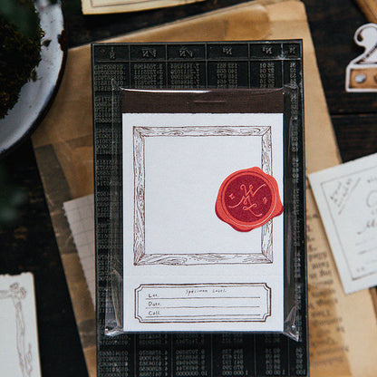 Wooden Frame Letterpress Book · OURS Studio