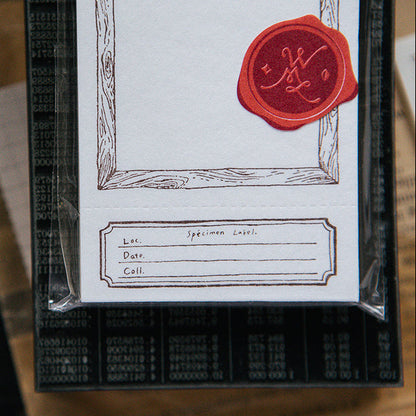 Wooden Frame Letterpress Book · OURS Studio