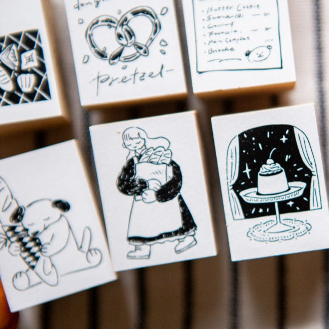 Girl Rubber Stamp · OURS Studio