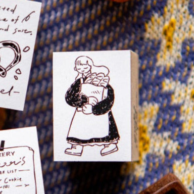 Girl Rubber Stamp · OURS Studio