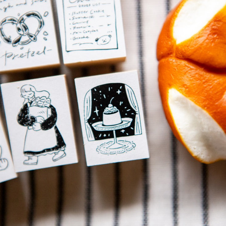 Pudding Rubber Stamp · OURS Studio